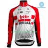 Cykeltøj Langærmet Vinter + Bib Cykelbukser 2019 Lotto Soudal N001
